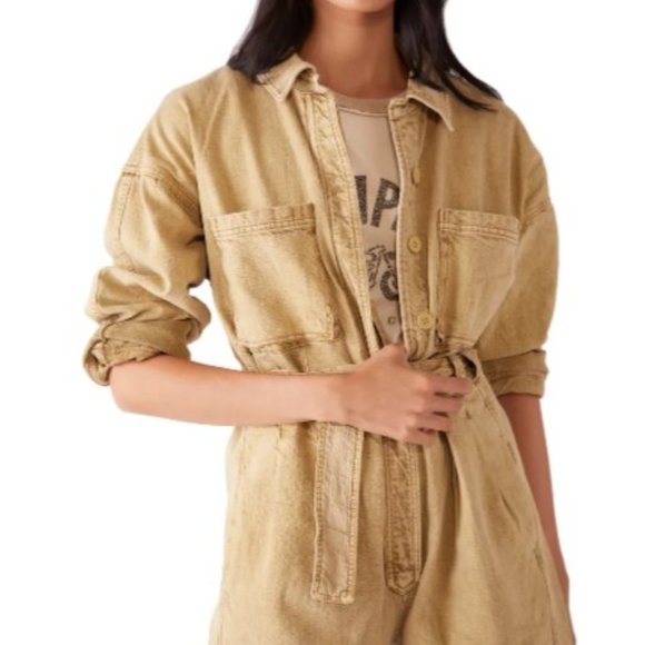 Free People Jumpsuit SUPER SLOUCH Oversized size XS NWT - Picture 4 of 13